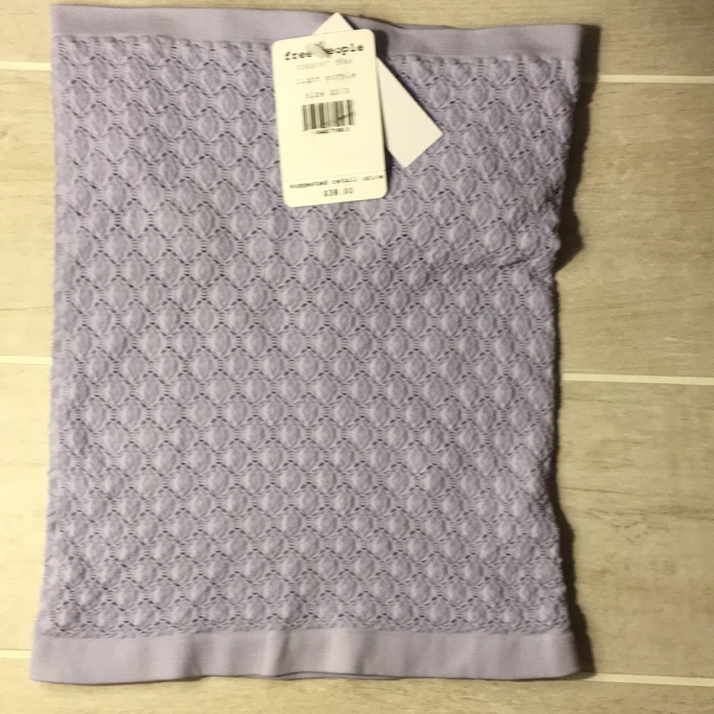 NWT Free People Honey Textured Tube Top XS/S